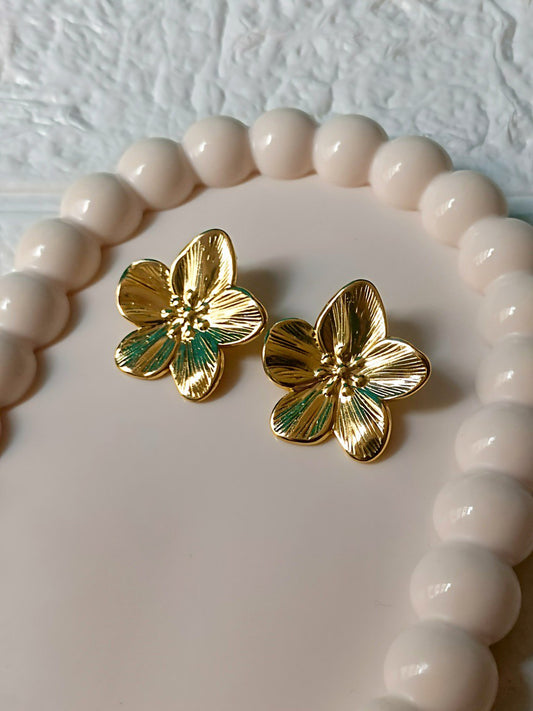 FLORAL STUDS EARRINGS